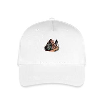 Get Lost to Find Yourself - Outdoor-Motiv - Kinder Bio Basecap - Weiß - Vorne