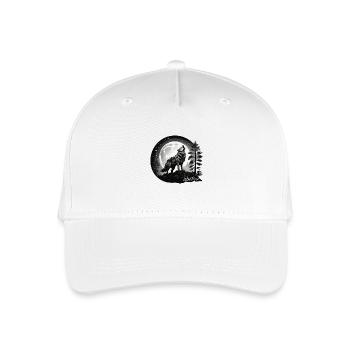 Full moon - Organic Kids’ Baseball Cap - white - Front