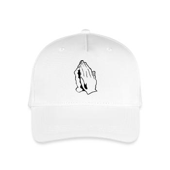 Pray - Organic Kids’ Baseball Cap - white - Front