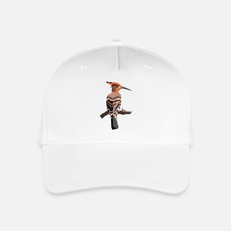 Wiedehopf - Kinder Bio Basecap - Weiß