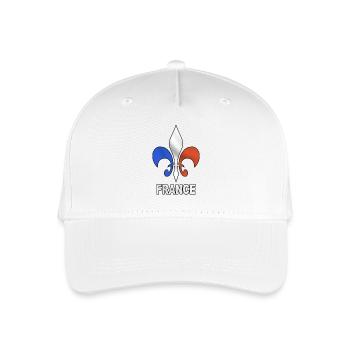 france - Organic Kids’ Baseball Cap - white - Front