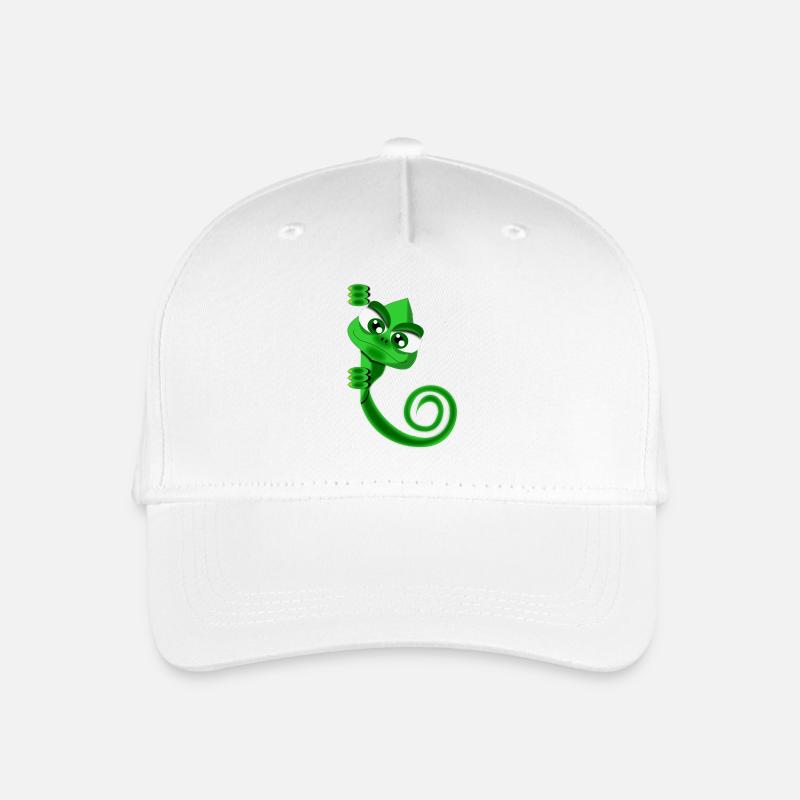 Chameleon - Organic Kids’ Baseball Cap - white