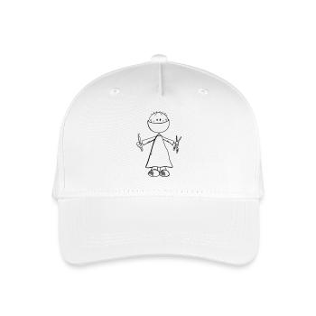 Surgeon Comic Figure - Doctor - Surgery - Surgery - Team - Organic Kids’ Baseball Cap - white - Front