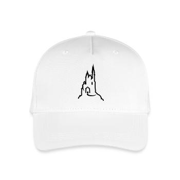 Castle - Organic Kids’ Baseball Cap - white - Front