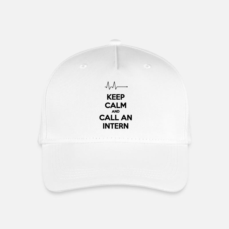 Keep Calm And Call An Intern - Casquette de baseball bio Enfant - blanc