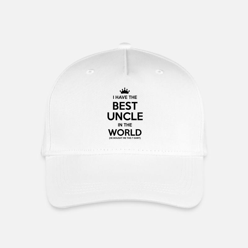 i have the best uncle in the world - Kinder Bio Basecap - Weiß