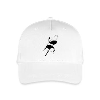 Angeln - Kinder Bio Basecap - Weiß - Vorne