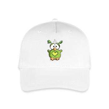 Verliebte Eule - Kinder Bio Basecap - Weiß - Vorne