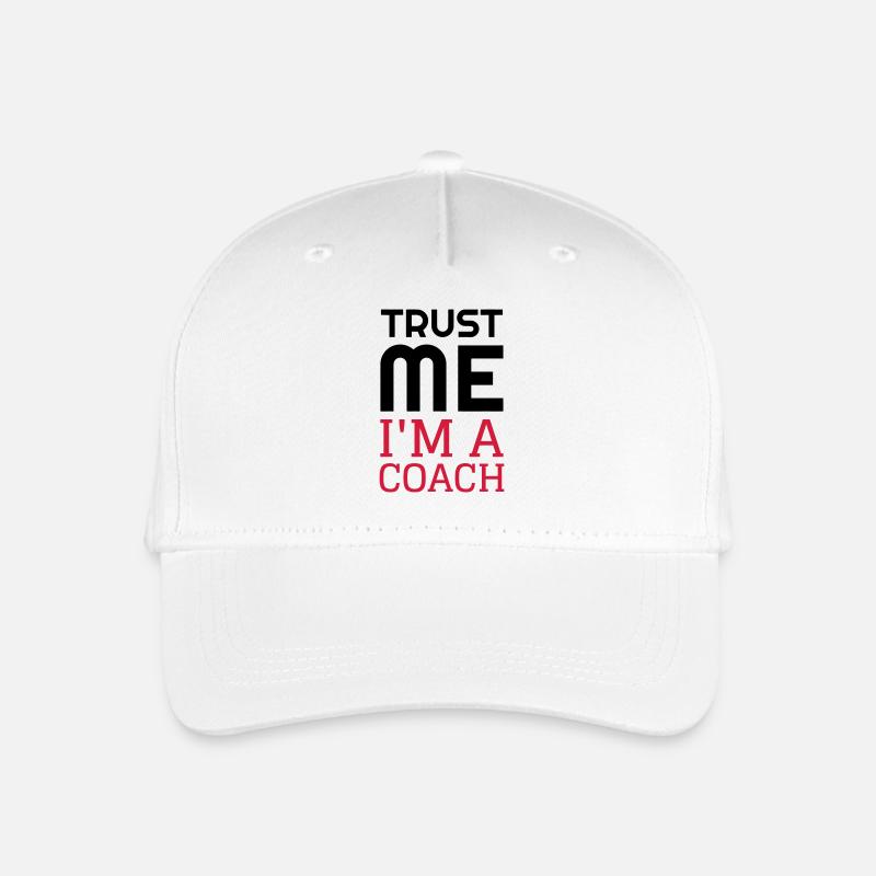 Coach / Coaching / Trainer / Sport - Kinder Bio Basecap - Weiß