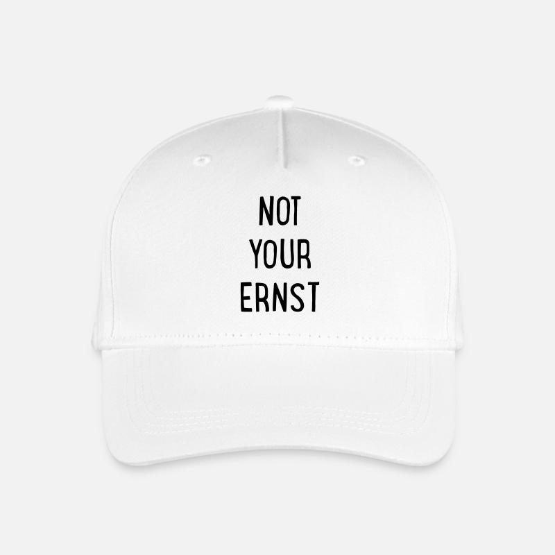 Not your Ernst - Kinder Bio Basecap - Weiß