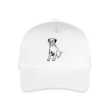 Border Terrier - Casquette de baseball bio Enfant - blanc - Devant