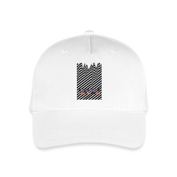 Summer heat black stripes - Organic Kids’ Baseball Cap - white - Front