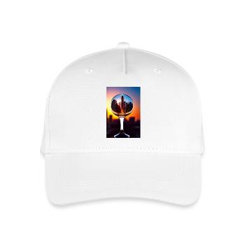 Stadt Kugel - Kinder Bio Basecap - Weiß - Vorne