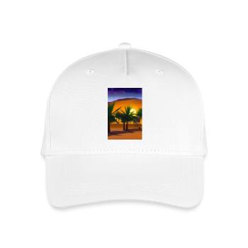 Arabische Wüste - Kinder Bio Basecap - Weiß - Vorne