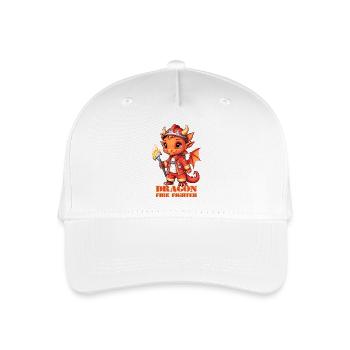 Dragon Fire Brigade - Organic Kids’ Baseball Cap - white - Front