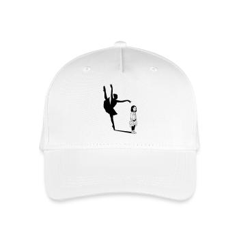 Ballett / Ballett-Tänzerin / Ballerina - Kinder Bio Basecap - Weiß - Vorne