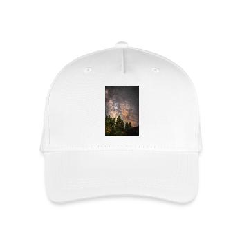 Milky Way Galaxy Among The Trees - Organic Kids’ Baseball Cap - white - Front