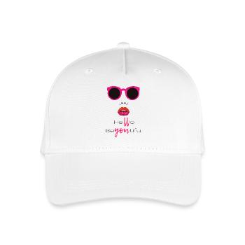 Hello BeYOUtiful Bold Art - Organic Kids’ Baseball Cap - white - Front