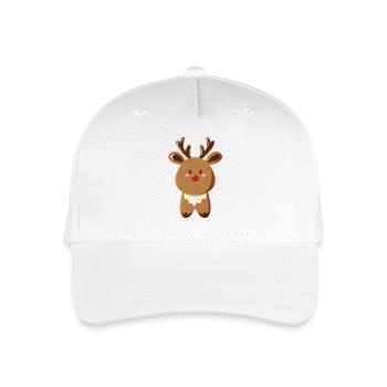Rudolph, the red-nosed reindeer - Organic Kids’ Baseball Cap - white - Front