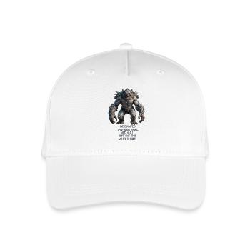 Troll-Ärger - Kinder Bio Basecap - Weiß - Vorne