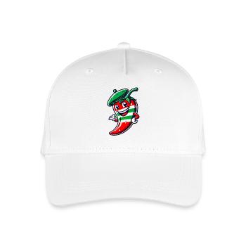 Chilischote Feria Bayonne - Kinder Bio Basecap - Weiß - Vorne