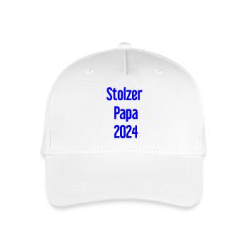 Proud Dad 2024 – for new fathers - Organic Kids’ Baseball Cap - white - Front