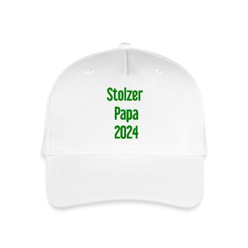 Proud Dad 2024 – for new fathers - Organic Kids’ Baseball Cap - white - Front