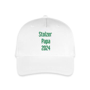 Proud Dad 2024 – for new fathers - Organic Kids’ Baseball Cap - white - Front