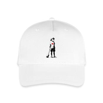 Street Art Fille 4534922 - Casquette de baseball bio Enfant - blanc - Devant