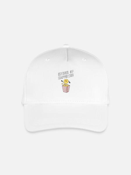 Noyau du bonheur - Casquette de baseball bio Enfant - blanc
