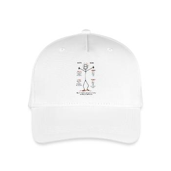 Eliana verkörpert Wärme - Kinder Bio Basecap - Weiß - Vorne