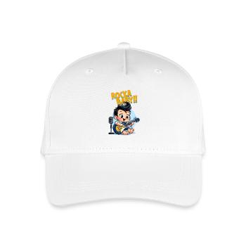 Rocka Baby Rockabilly - Kinder Bio Basecap - Weiß - Vorne