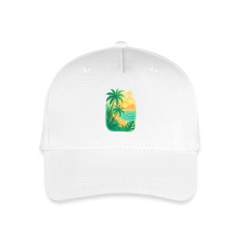Tropenruhe - Kinder Bio Basecap - Weiß - Vorne