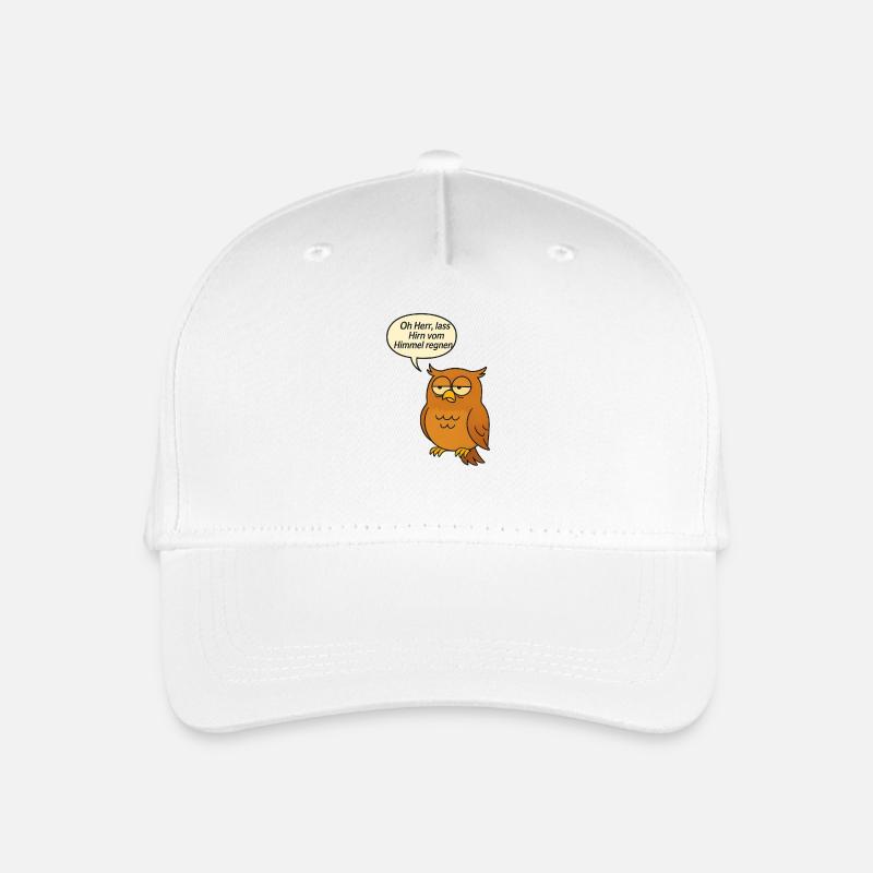 Hirn vom Himmel - Kinder Bio Basecap - Weiß