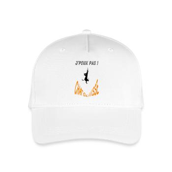 J'peux pas chat glisse ! - Casquette de baseball bio Enfant - blanc - Devant