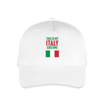 This my Italy costume - Organic Kids’ Baseball Cap - white - Front