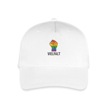 Vielfalt LGBTQ - Kinder Bio Basecap - Weiß - Vorne