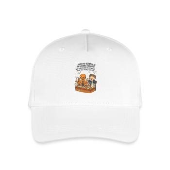 0008 Octopus Assistant - Organic Kids’ Baseball Cap - white - Front