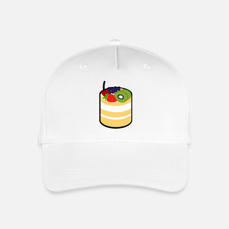 Kuchen - Kinder Bio Basecap - Weiß