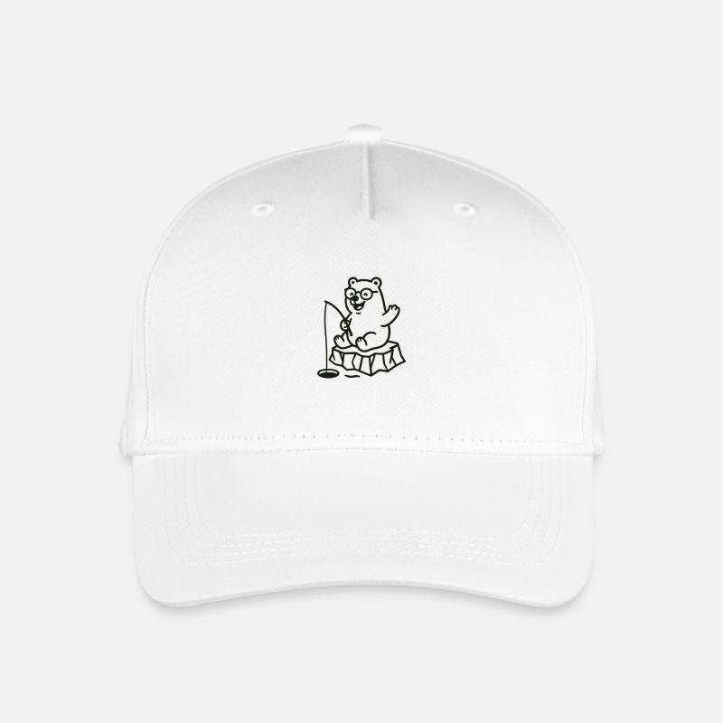 Eisbär - Kinder Bio Basecap - Weiß