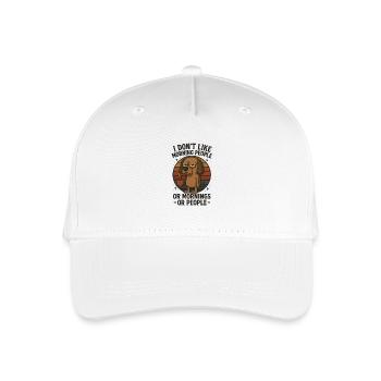Je déteste les gens du matin et les matins et les gens - Casquette de baseball bio Enfant - blanc - Devant