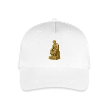Thoughtful Thinker Sculpture - Organic Kids’ Baseball Cap - white - Front