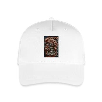 Provocerande konstnärlig grafik med skämtsam text - Casquette de baseball bio Enfant - blanc - Devant