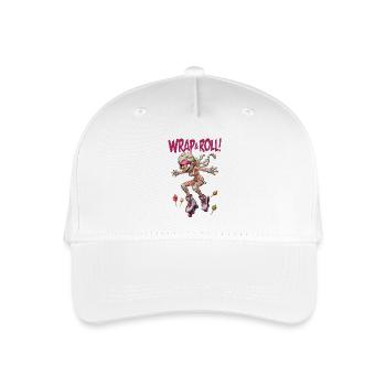 Cutie Roller Derby Mumie - Halloween - Kinder Bio Basecap - Weiß - Vorne