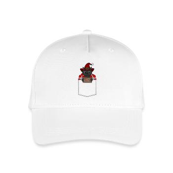 Noël chat - Casquette de baseball bio Enfant - blanc - Devant
