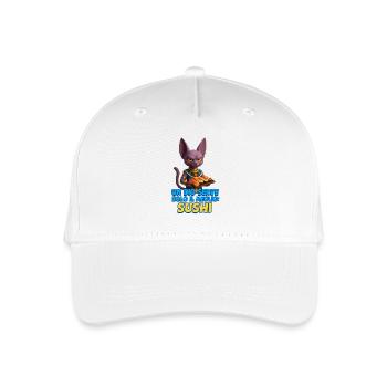 Un_Dio_e_il_Sushi_Perfetto - Organic Kids’ Baseball Cap - white - Front