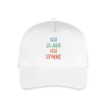 Ich glaub, ich spinne – Lustiges Sprüche Design - Organic Kids’ Baseball Cap - white - Front