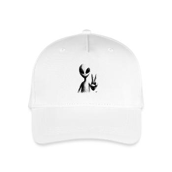 Geste de paix extraterrestre - Casquette de baseball bio Enfant - blanc - Devant