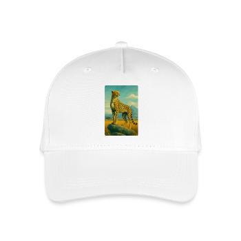 Polynature Guépard - Casquette de baseball bio Enfant - blanc - Devant