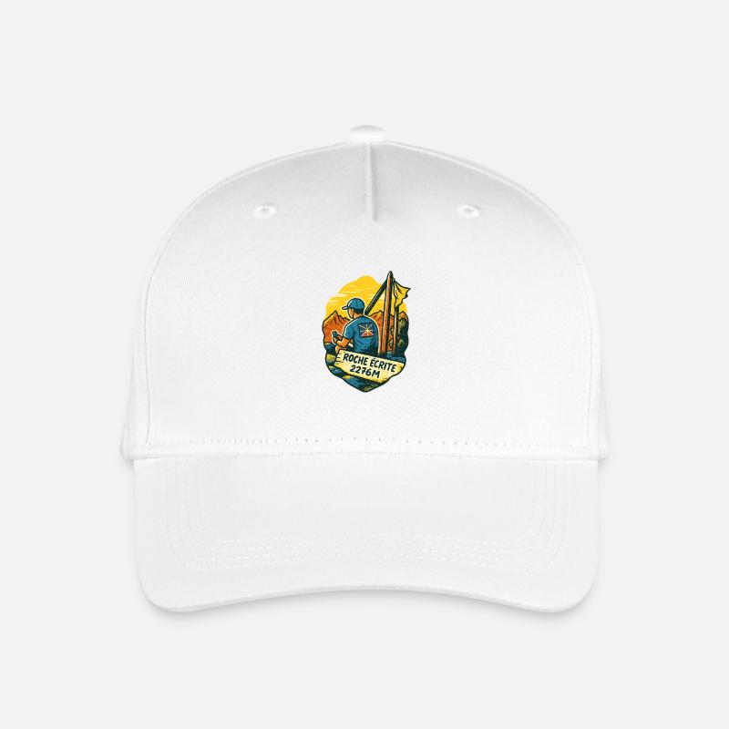 Trail roches écrites - Casquette de baseball bio Enfant - blanc